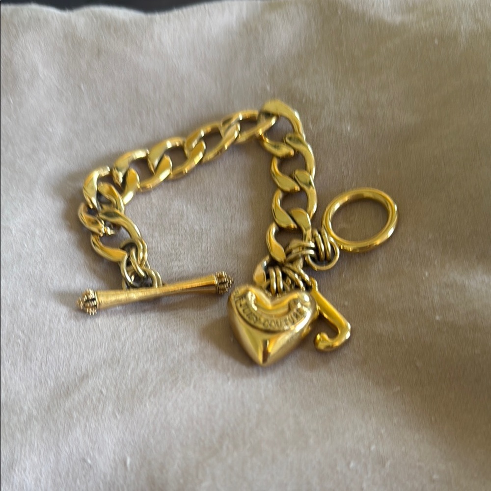 Juicy Couture Gold Heart Bracelet